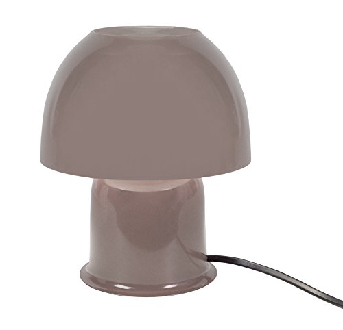 Tosel 64420 Elvira lámpara de noche chapa acero/pintura epoxi Taupe 150 x 185 mm