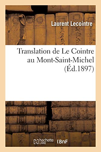 Translation de Le Cointre au Mont-Saint-Michel (Sciences sociales)