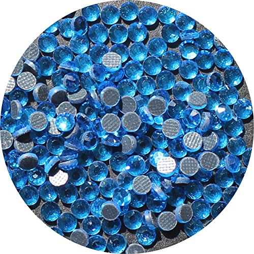 TSS Capri Azul SS20 – Cristal de 5 mm, 1000 unidades) DMC Hot Fix trasero Hierro en diamante Beads – Calidad Premium