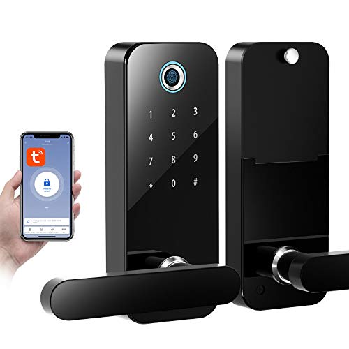 Tuya Smart Lock, cerradura de puerta F11S 4 en 1, pantalla táctil, desbloqueo, Bluetooth, aplicación sin llave, cerradura de puerta para casa, oficina, hotel, apartamento