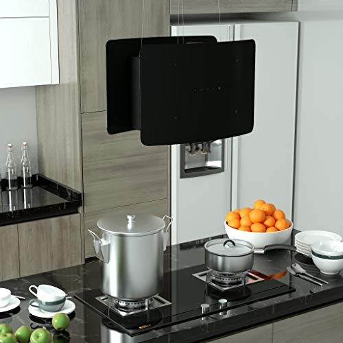 vidaXL Campana extractora colgante táctil LCD vidrio templado vidaXL Campana extractora colgante táctil LCD vidrio templado