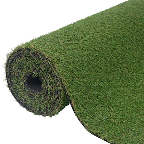 vidaXL Césped Artificial Jardín Verde Plástico PP 1,5x5m/20-25mm Hierba Yerba