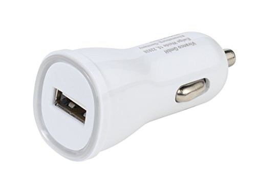 Vivanco 36257 Cargador de Coche USB 12V-24V USB para Smartphone, Tablet, GPS