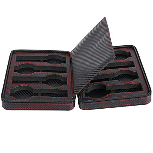 WATCHHE Organizador Caja De Almacenamiento Relojes Relojero 8 Posiciones Cuero Simulación Cremallera Joyería Collar Portátil Pulsera Hogar Dormitorio Regalo Impermeable Casa Cumpleaños Fibra Carbono WATCHHE Organizador Caja De Almacenamiento Relojes Relojero 8 Posiciones Cuero Simulación Cremallera Joyería Collar Portátil Pulsera Hogar Dormitorio Regalo Impermeable Casa Cumpleaños Fibra Carbono