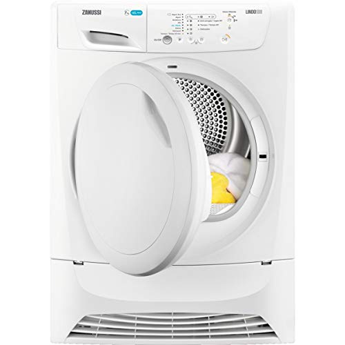 Zanussi ZDP7202PZ1 Secadora de Condensación de Libre Instalación, 7 Kg, Inicio Diferido 3,6,9 hrs, Programa Antiarrugas, Blanco, Clase B Zanussi ZDP7202PZ1 Secadora de Condensación de Libre Instalación, 7 Kg, Inicio Diferido 3,6,9 hrs, Programa Antiarrugas, Blanco, Clase B