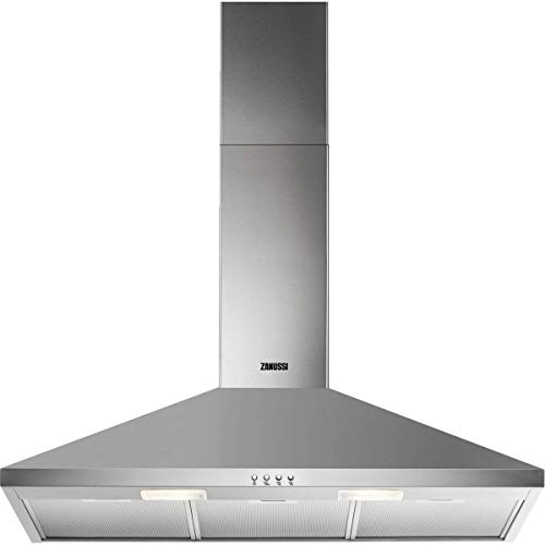 Zanussi ZHC92462XA Campana extractora de pared, 90 cm, 3 velocidades, Acero inoxidable, Potencia hasta de 420 m3/h, Nivel de ruido 66 dB(A), Iluminación LED, Inox, Clase D Zanussi ZHC92462XA Campana extractora de pared, 90 cm, 3 velocidades, Acero inoxidable, Potencia hasta de 420 m3/h, Nivel de ruido 66 dB(A), Iluminación LED, Inox, Clase D