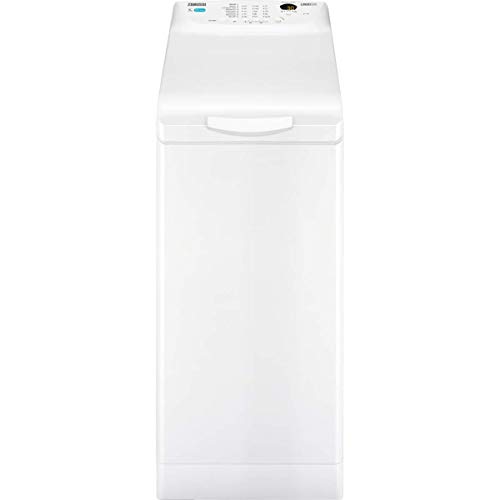 Zanussi ZWQ71235SI Lavadora de Libre Instalación, Carga Superior, 7 Kg / 1200 rpm, 8 Programas, Programa Rápido en 30 minutos, Inicio Diferido, Autoposicionamiento Tambor, Apertura Suave, Blanca, A+++ Zanussi ZWQ71235SI Lavadora de Libre Instalación, Carga Superior, 7 Kg / 1200 rpm, 8 Programas, Programa Rápido en 30 minutos, Inicio Diferido, Autoposicionamiento Tambor, Apertura Suave, Blanca, A+++