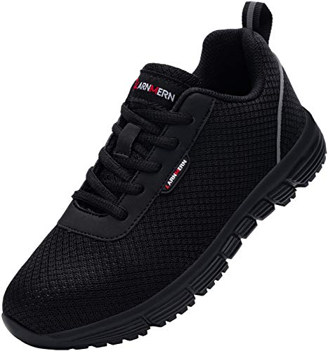 Zapatillas de Seguridad Mujer L8038 S1 SRC Zapatos de Trabajo con Punta de Acero Ultra Liviano Suave y cómodo Transpirable Antideslizante(41 EU,Negro Oscuro) Zapatillas de Seguridad Mujer L8038 S1 SRC Zapatos de Trabajo con Punta de Acero Ultra Liviano Suave y cómodo Transpirable Antideslizante(41 EU,Negro Oscuro)