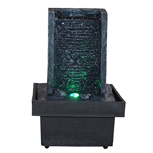 Zen Despertar Luz SCFRPR1 Fengshui Fuente Charcoal/Negro 13 x 13 x 19 cm Zen Despertar Luz SCFRPR1 Fengshui Fuente Charcoal/Negro 13 x 13 x 19 cm