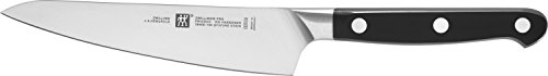 Zwilling Cuchillo de chef Pro Compact 14cm en plata/negro, Acero, 14 x 5 x 5 cm