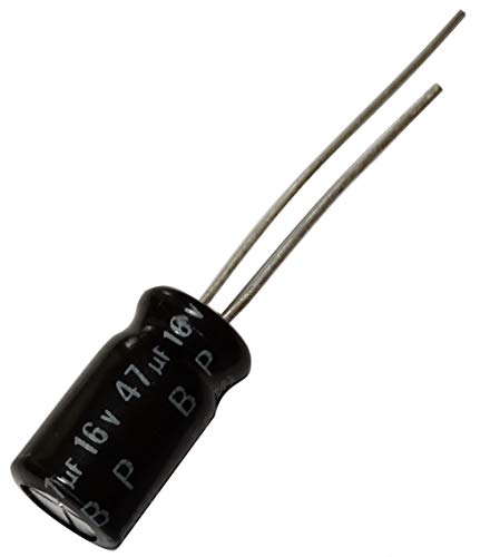 AERZETIX - 2X - Condensador electrolítico Radial - 47µF - 16V DC - Ø8x11.5mm - Bipolar - C43982