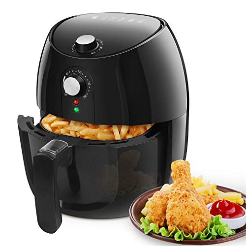Aigostar Hayden 30PYC - Freidora de aire sin aceite, 1500W, gran capacidad 4,2 l, cesta antiadherente, apagado automático, selector de temperatura. Libre de BPA. Aigostar Hayden 30PYC - Freidora de aire sin aceite, 1500W, gran capacidad 4,2 l, cesta antiadherente, apagado automático, selector de temperatura. Libre de BPA.