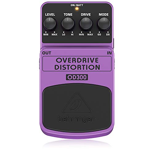 Behringer OD300, Pedal de efectos, controles dedicados de tono, OVERDRIVE/DISTORTION OD300, Guitar Pedal