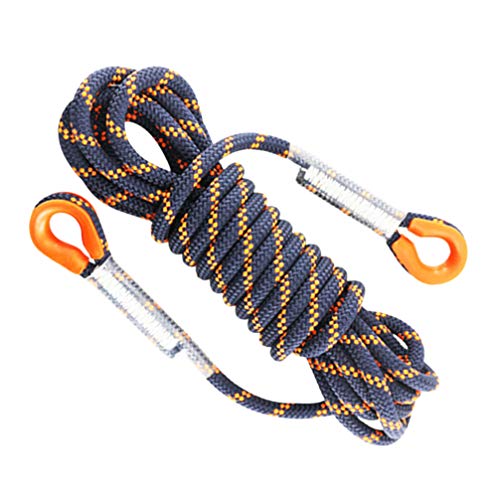 BESPORTBLE Cuerda Auxiliar de Escalada de Nailon de 8 mm de Grosor Cuerda de Rappel de Seguridad de Rescate de montañismo para Deportes al Aire Libre (Negro y Naranja 5 Metros) BESPORTBLE Cuerda Auxiliar de Escalada de Nailon de 8 mm de Grosor Cuerda de Rappel de Seguridad de Rescate de montañismo para Deportes al Aire Libre (Negro y Naranja 5 Metros)