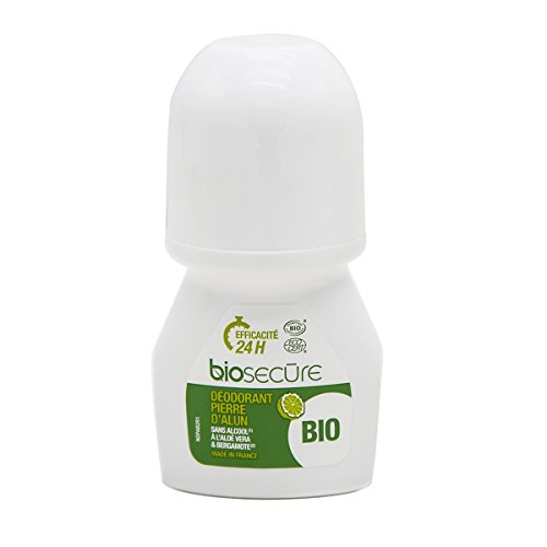 biosecure Desodorante Piedra de Alumbre de Potasio bergamota 50 ml – juego de 4