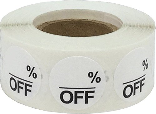 Blancas Blanco% de Descuento en la Venta de Pegatinas, 19 mm 3/4 Pulgadas Etiquetas de Venta al por Menor 500 Paquete Blancas Blanco% de Descuento en la Venta de Pegatinas, 19 mm 3/4 Pulgadas Etiquetas de Venta al por Menor 500 Paquete