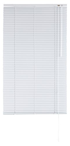 Blindecor - Veneciana de Aluminio, Lama de 25 mm, Blanco, 150X250 cm