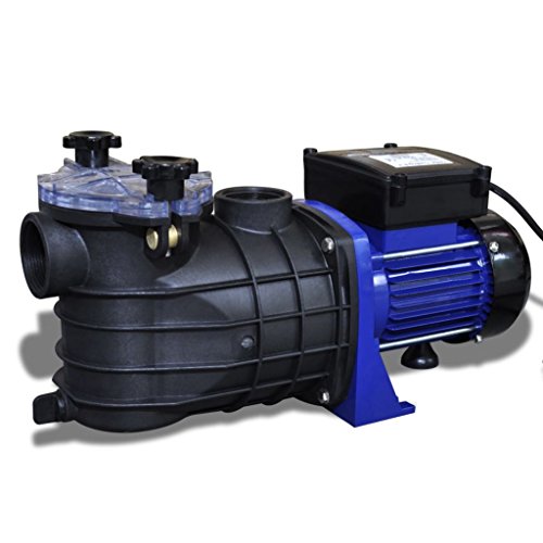 Bomba de Piscina Eléctrica 500W Azul