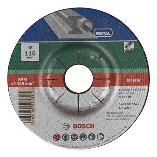 Bosch 2 609 256 336 - Disco de desbaste acodado, metal