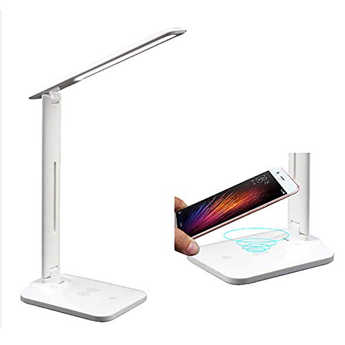 Cargador Inalámbrico con Lámpara De Escritorio LED, Estación De Carga Inductiva Qi para iPhone 12/11 / Pro/MAX/XR/XS/X / 8Plus / 8, Galaxy S10 / Note 9 / S9 / Huawei P30 Pro Smartphone Cargador Inalámbrico con Lámpara De Escritorio LED, Estación De Carga Inductiva Qi para iPhone 12/11 / Pro/MAX/XR/XS/X / 8Plus / 8, Galaxy S10 / Note 9 / S9 / Huawei P30 Pro Smartphone