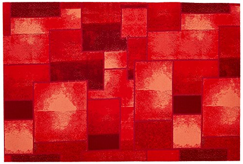 Catral 40020027 Alfombra Cocina y Pasillo Cuadros, Poliester y Caucho, Rojo, 50 x 75 cm Catral 40020027 Alfombra Cocina y Pasillo Cuadros, Poliester y Caucho, Rojo, 50 x 75 cm