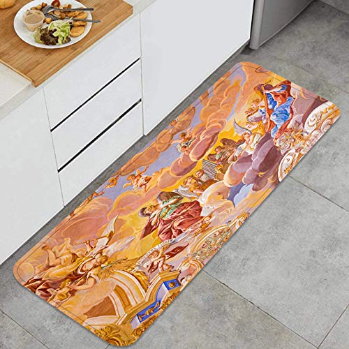 Cocina Antideslizante Alfombras de pie banska stiavnica Eslovaquia febrero Decoración de Piso Confortables para el hogar, Fregadero, lavandería-120cm x 45cm