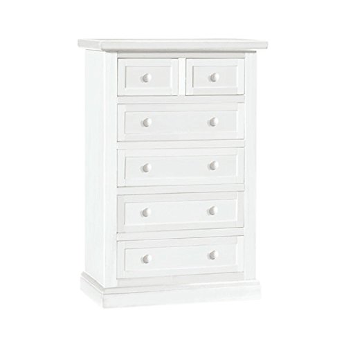 Cómoda de 7 cajones, Estilo Clasico, en Madera Maciza y MDF con Acabado Blanco Mate - Medidas 63 x 37 x 98 … Cómoda de 7 cajones, Estilo Clasico, en Madera Maciza y MDF con Acabado Blanco Mate - Medidas 63 x 37 x 98 …