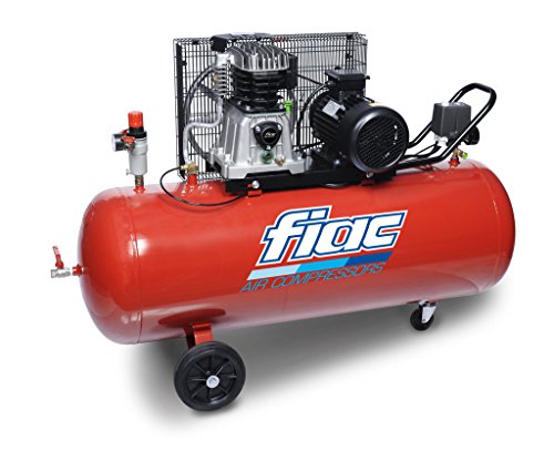 Compresor de aire 200 litros Fiac AB 200-360 T transmisión por correa 2,2 kW de pot Compresor de aire 200 litros Fiac AB 200-360 T transmisión por correa 2,2 kW de pot