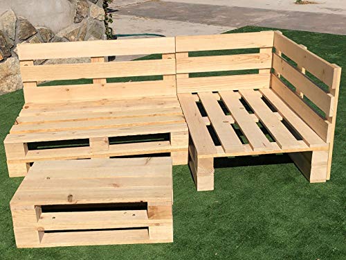 Conjunto RINCONERA con PALETS Europeos 2m X 1,2m + Mesa (NUEVOS A ESTRENAR) (Rinconera Derecha) Conjunto RINCONERA con PALETS Europeos 2m X 1,2m + Mesa (NUEVOS A ESTRENAR) (Rinconera Derecha)
