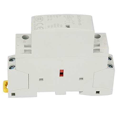 Contactor de AC, 2P 16A 220V / 230V 1NO 1NC 50 / 60HZ Contactor de AC para uso doméstico en riel DIN