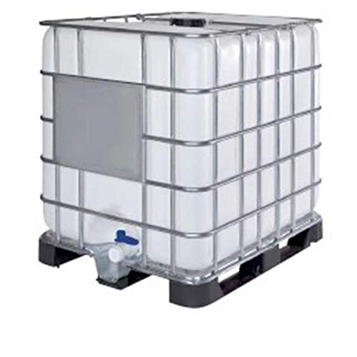 Contenedor depósito de 1000 litros IBC-GRG con palet de plástico Contenedor depósito de 1000 litros IBC-GRG con palet de plástico