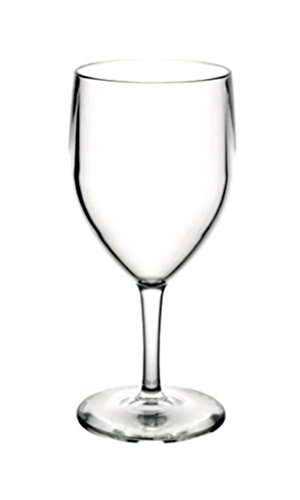 Copas de vino irrompibles en policarbonato, 6 unidades (25 cl.)