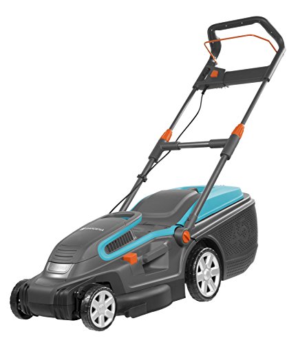 Cortacésped eléctrico PowerMax 1800/42 de GARDENA: segadora hasta 800 m², ancho de corte 42 cm, volumen 45 l, altura de corte 20-60 mm, manillar plegable, empuñadura ergonómica (5042-20) Cortacésped eléctrico PowerMax 1800/42 de GARDENA: segadora hasta 800 m², ancho de corte 42 cm, volumen 45 l, altura de corte 20-60 mm, manillar plegable, empuñadura ergonómica (5042-20)
