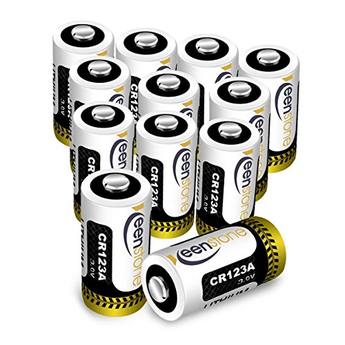 CR123A 3V Pilas, keenstone 12PCS Metal de Litio batería CR123A 3V - para la Linterna cámara Digital videocámara Juguetes antorcha, No Recargable