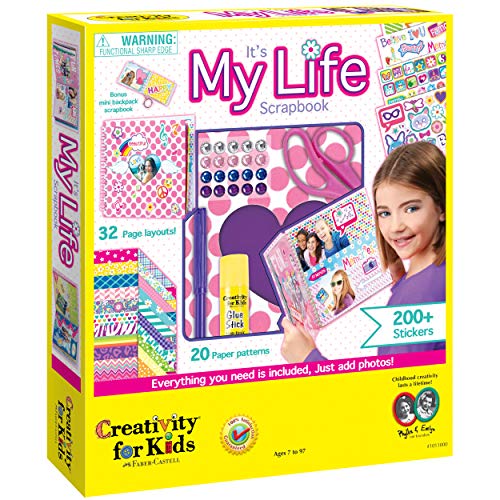 Creativity for Kids It's My Life Scrapbook - Cuaderno de recortes para decorar