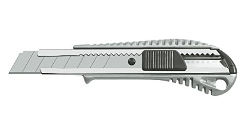 Cúter profesional de aluminio fundido a presión, 18 mm, con guía de metal, cuchillo de cuchilla de corte prémium