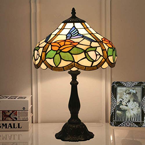 DALUXE Lámpara Tiffany Colibrí Conjunto de Mesa Luz a la Pared de la lámpara Colgante de la luz del Piso