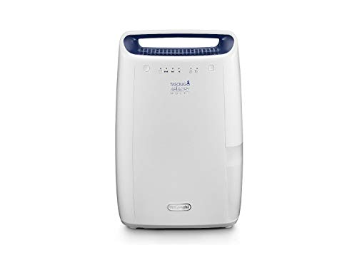 De'Longhi DEX212F Tasciugo AriaDry - Deshumidificador de ambiente para casa, 300 W, 12 litros, 37 decibelios, plástico, blanco De'Longhi DEX212F Tasciugo AriaDry - Deshumidificador de ambiente para casa, 300 W, 12 litros, 37 decibelios, plástico, blanco