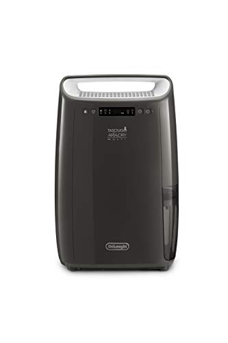 De'Longhi DEXD216F - Deshumidificador, 300 W, 2,1 litros, plástico, gris