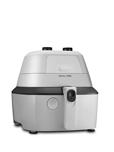 De'Longhi FH2101.W IDEALFRY Freidora de aire caliente, 1 kg, 1400 W, plástico, blanco De'Longhi FH2101.W IDEALFRY Freidora de aire caliente, 1 kg, 1400 W, plástico, blanco