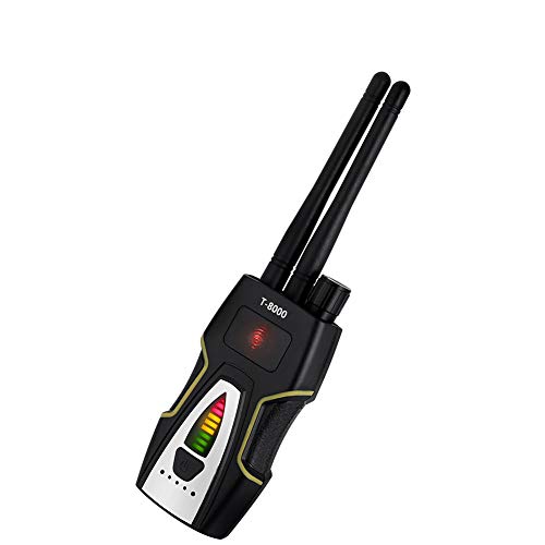 Detector anti-espionaje, Detector de audio GSM Buscador de señal T-8000 RF Detector de escaneo GPS Plata