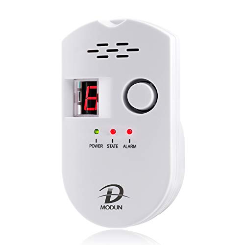 Detector de Gas, LPG/Gas Natural/Detector de fugas de gas de carbón, Sensor Enchufable Monitor de gas con Alarma Sonora y Pantalla Digital LED, Alarma de gas combustible Metano Propano Butano Inicio Detector de Gas, LPG/Gas Natural/Detector de fugas de gas de carbón, Sensor Enchufable Monitor de gas con Alarma Sonora y Pantalla Digital LED, Alarma de gas combustible Metano Propano Butano Inicio