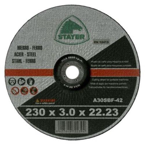 Disco de corte metal Stayer 50.346 Ø230x3,0mm