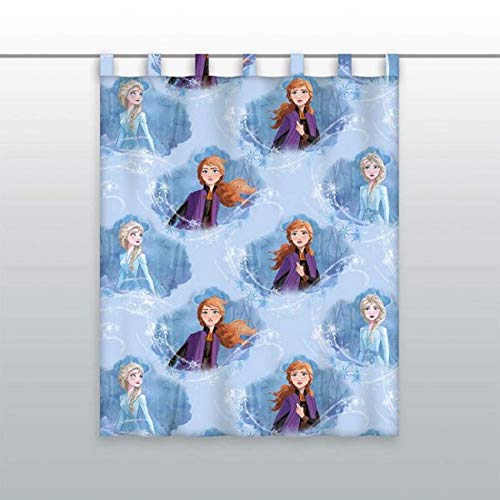 Disney Cortina Cortina Confeccionada Frozen 2 Elsa Anna 140 X 175CM