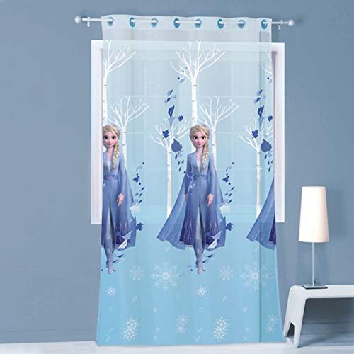 Disney Cortina Cortina Confeccionada Frozen 2 Elsa Anna 140 X 240CM