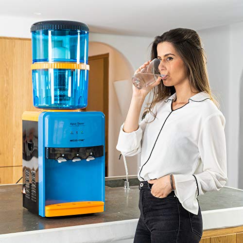 ECODE Dispensador de Agua Aqua Tower Plus, Depósito Interno Agua Fría, Natural y Caliente ECO-3190 ECODE Dispensador de Agua Aqua Tower Plus, Depósito Interno Agua Fría, Natural y Caliente ECO-3190