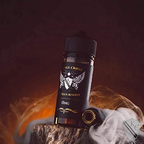 ELIQUID DON JUAN RESERVE - KING CREST - SIN NICOTINA (100ML) Tarta de chocolate con notas de vainilla y coco.