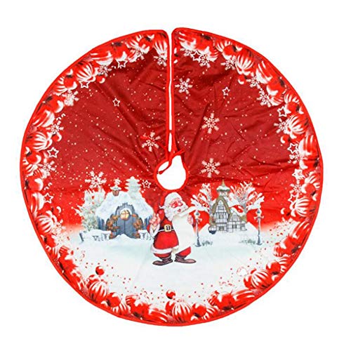 Falda para árbol de Navidad – Cubre pie árbol Navidad decoración de Navidad para árbol de Navidad