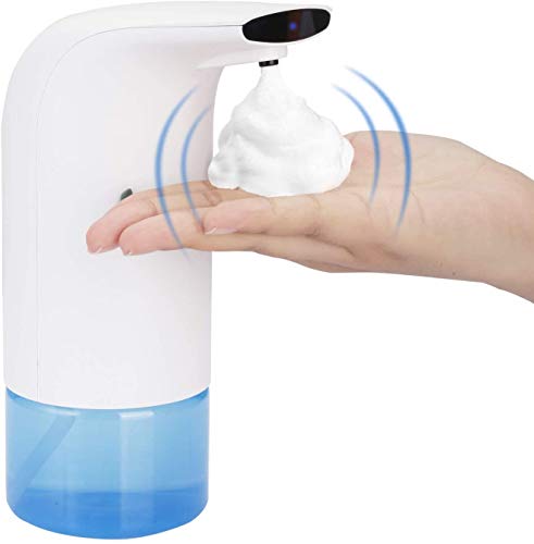 FemKey Dispensador Automático de Jabón, 300ML Dosificador Jabón Sensor Infrarrojo Manos Libre Dispensador Gel Baño
