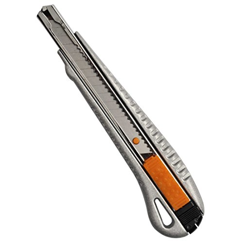Fiskars Cúter Profesional de metal, 9 mm, Naranja/Metal, 1004618